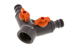 Robinet à boisseau sphérique PP GARDENA Distributeur G 3/4 pouce à filetage femelle