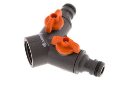 Robinet à boisseau sphérique PP GARDENA Distributeur G 3/4 pouce à filetage femelle