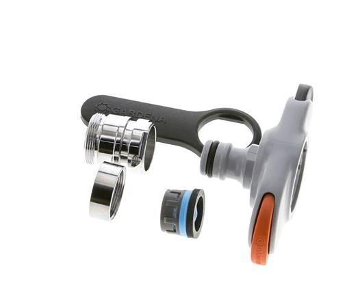 Adaptateur GARDENA en plastique Filets mâle/femelle M22 x 1.0 ou M24 x 1.0