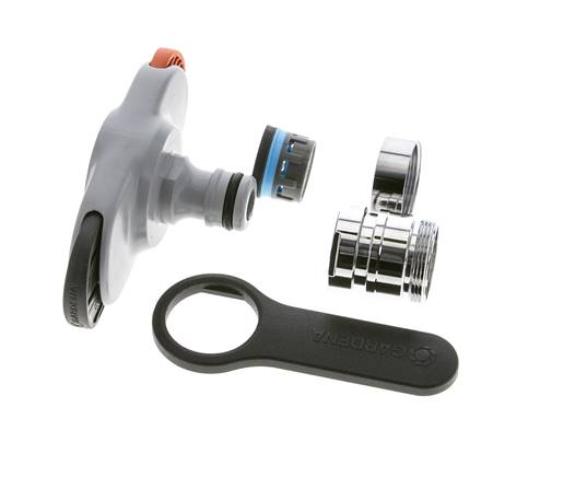 Adaptateur GARDENA en plastique Filets mâle/femelle M22 x 1.0 ou M24 x 1.0