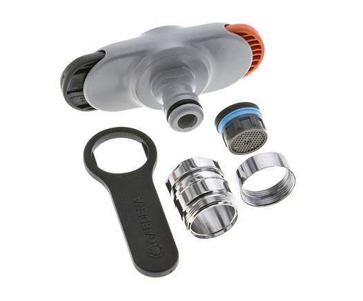 Adaptateur GARDENA en plastique Filets mâle/femelle M22 x 1.0 ou M24 x 1.0