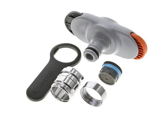 Adaptateur GARDENA en plastique Filets mâle/femelle M22 x 1.0 ou M24 x 1.0