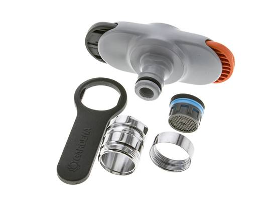 Adaptateur GARDENA en plastique Filets mâle/femelle M22 x 1.0 ou M24 x 1.0