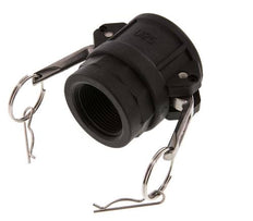 Raccord Camlock DN 40 (1 1/2'') en polypropylène Rp 1 1/4'' Filetage femelle Type D MIL-C-27487