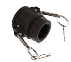 Raccord Camlock DN 40 (1 1/2'') en polypropylène Rp 1 1/4'' Filetage femelle Type D MIL-C-27487