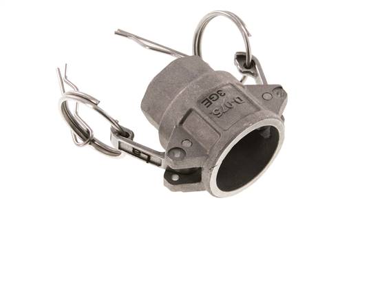 Accouplement Camlock DN 20 (3/4'') en aluminium Rp 3/4'' à filetage femelle Type D MIL-C-27487
