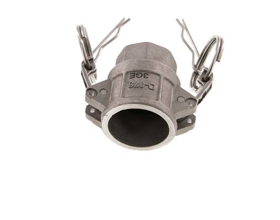 Accouplement Camlock DN 20 (3/4'') en aluminium Rp 3/4'' à filetage femelle Type D MIL-C-27487