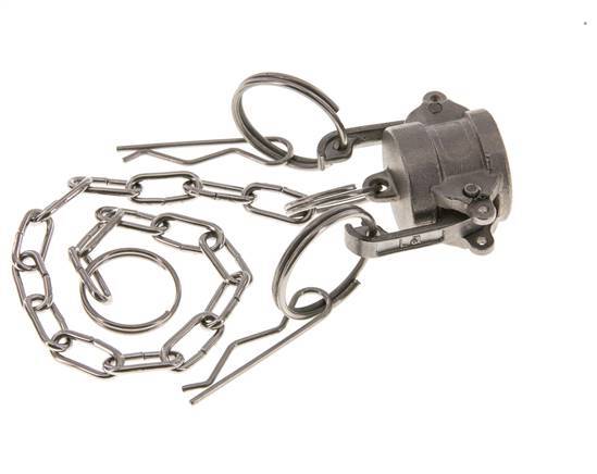 Embout d'accouplement Camlock DN 15 (1/2'') en acier inoxydable Type DC MIL-C-27487