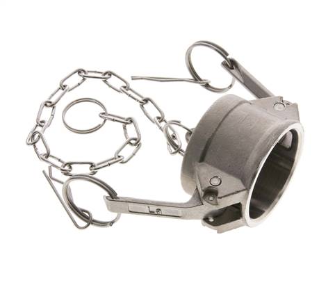 Embout d'accouplement Camlock DN 40 (1 1/2'') en acier inoxydable Type DC MIL-C-27487