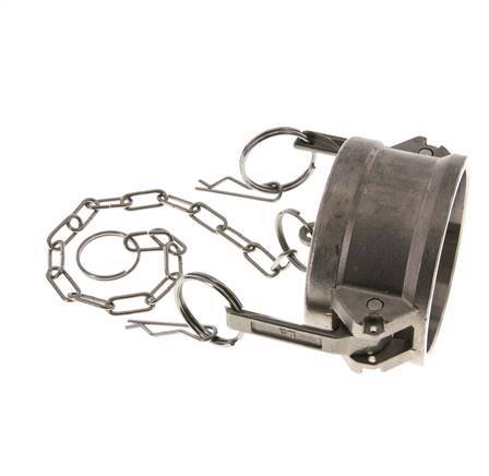 Embout d'accouplement Camlock DN 60 (2 1/2'') en acier inoxydable Type DC MIL-C-27487