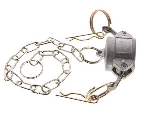 Camlock DN 20 (3/4'') Aluminium Coupling End Cap Type DC MIL-C-27487