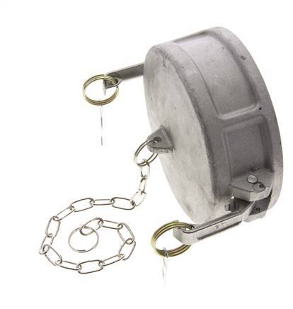 Camlock DN 120 (5'') Aluminium Coupling End Cap Type DC MIL-C-27487