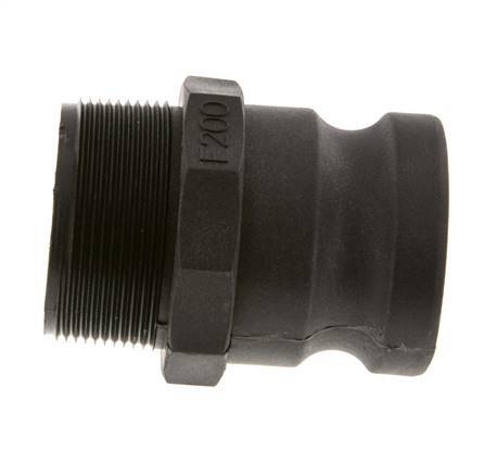 Coupleur Camlock DN 50 (2'') en polypropylène R 2'' Filetage mâle Type F MIL-C-27487