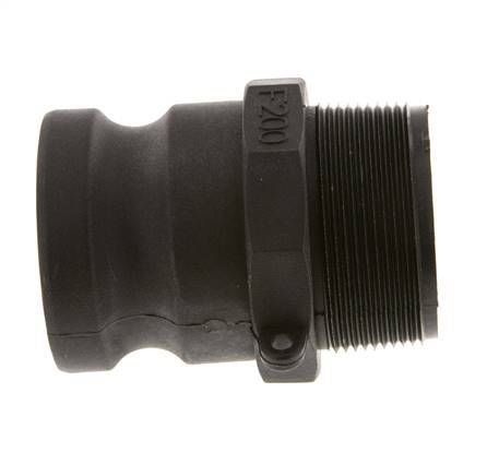Coupleur Camlock DN 50 (2'') en polypropylène R 2'' Filetage mâle Type F MIL-C-27487