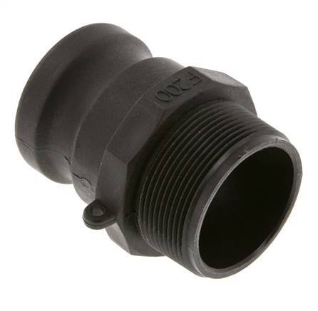 Coupleur Camlock DN 50 (2'') en polypropylène R 2'' Filetage mâle Type F MIL-C-27487