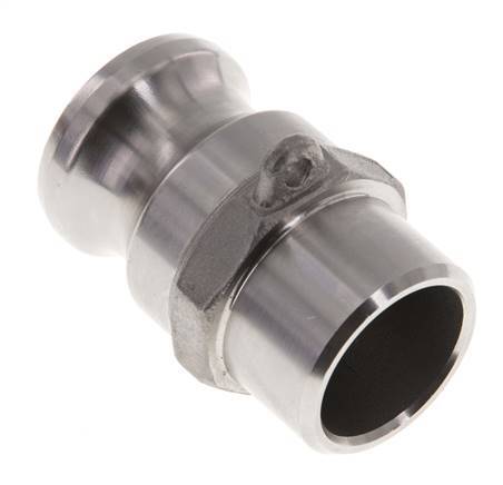 Raccord Camlock DN 25 (1'') en acier inoxydable à souder (33,7 mm) Type F (AS) MIL-C-27487