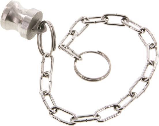 Bouchon d'accouplement Camlock DN 15 (1/2'') en acier inoxydable Type DP MIL-C-27487