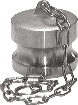 Bouchon d'accouplement Camlock DN 140 (6'') en acier inoxydable Type DP MIL-C-27487