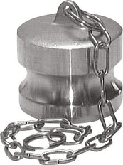 Bouchon d'accouplement Camlock DN 140 (6'') en acier inoxydable Type DP MIL-C-27487