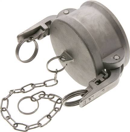 Camlock DN 75 (3'') Stainless Steel Safety Coupling End Cap Type DC MIL-C-27487