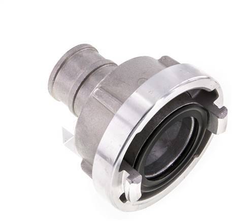 Coupleur Storz en aluminium forgé 52-C (66 mm) Pilier de tuyau 42 mm rotatif