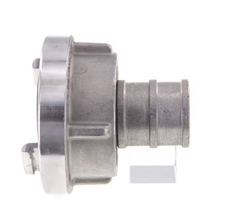 Coupleur Storz en aluminium forgé 52-C (66 mm) Pilier de tuyau 42 mm rotatif
