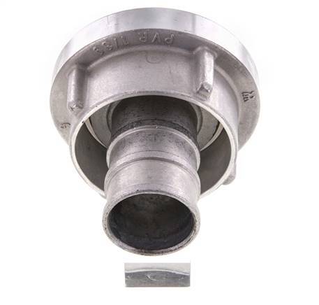 Coupleur Storz en aluminium forgé 52-C (66 mm) Pilier de tuyau 42 mm rotatif