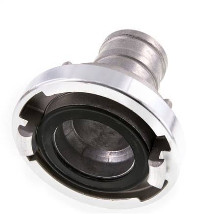 Coupleur Storz en aluminium forgé de 65 (81 mm) Pilier de tuyau de 52 mm rotatif