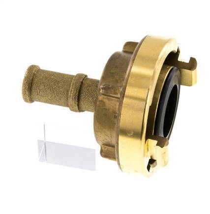 32 (44 mm) Coupleur Storz en laiton Pilier de tuyau de 19 mm rotatif