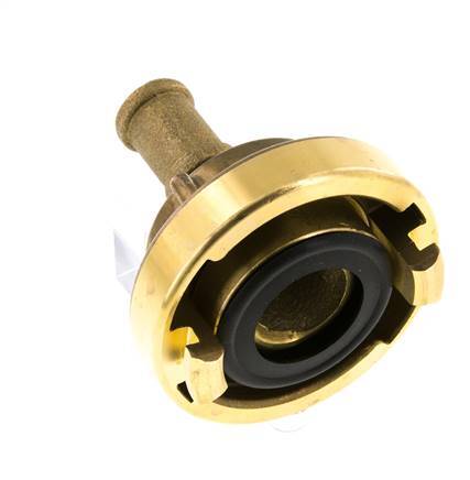32 (44 mm) Coupleur Storz en laiton Pilier de tuyau de 19 mm rotatif