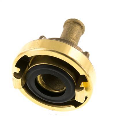 32 (44 mm) Coupleur Storz en laiton Pilier de tuyau de 19 mm rotatif