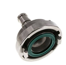 Coupleur Storz 52-C (66 mm) en acier inoxydable Pilier de tuyau 25 mm rotatif