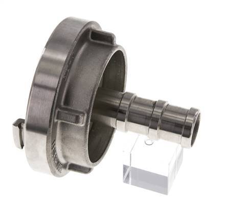 Coupleur Storz 52-C (66 mm) en acier inoxydable Pilier de tuyau 25 mm rotatif