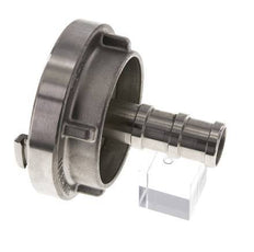 Coupleur Storz 52-C (66 mm) en acier inoxydable Pilier de tuyau 25 mm rotatif