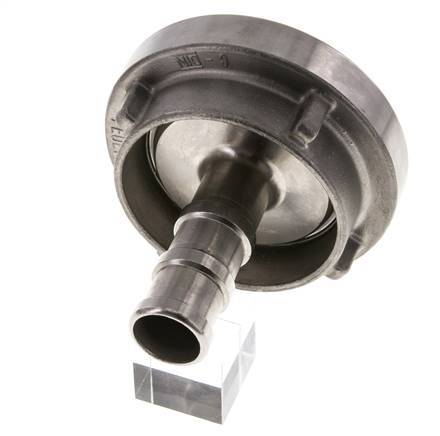 Coupleur Storz 52-C (66 mm) en acier inoxydable Pilier de tuyau 25 mm rotatif