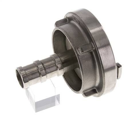 Coupleur Storz 52-C (66 mm) en acier inoxydable Pilier de tuyau 25 mm rotatif