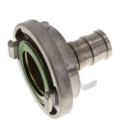 Coupleur Storz en acier inoxydable de 65 (81 mm) Pilier de tuyau de 38 mm rotatif