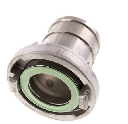Coupleur Storz de 65 (81 mm) en acier inoxydable Pilier de tuyau de 75 mm rotatif