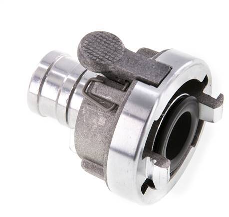 Coupleur Storz en aluminium forgé de 25-D (31 mm) Pilier de tuyau de 25 mm rotatif avec verrouillage