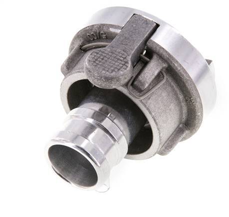 Coupleur Storz en aluminium forgé de 25-D (31 mm) Pilier de tuyau de 25 mm rotatif avec verrouillage