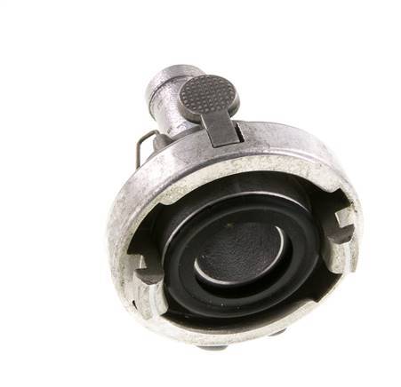 32 (44 mm) Forged Aluminum Storz Coupling 19 mm Hose Pillar Rotatable with Lock