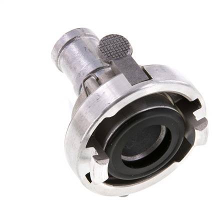 Coupleur Storz en aluminium forgé de 32 (44 mm) Pilier de tuyau de 25 mm rotatif avec verrouillage