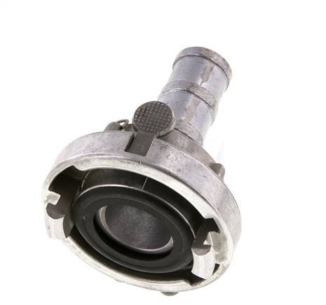 Coupleur Storz en aluminium forgé de 38 (51 mm) Pilier de tuyau de 25 mm rotatif avec verrouillage