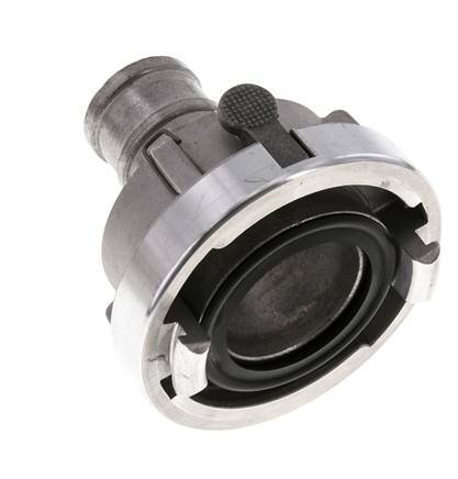 Coupleur Storz 52-C (66 mm) en aluminium forgé Pilier de tuyau 38 mm rotatif avec verrouillage
