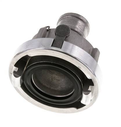 Coupleur Storz 52-C (66 mm) en aluminium forgé Pilier de tuyau 38 mm rotatif avec verrouillage
