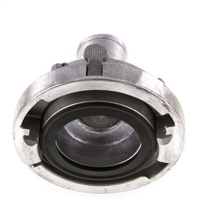 65 (81 mm) Forged Aluminum Storz Coupling 38 mm Hose Pillar Rotatable with Lock