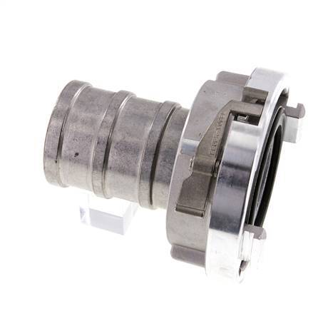Coupleur Storz en aluminium forgé de 75-B (89 mm) Pilier de tuyau de 65 mm rotatif avec verrouillage