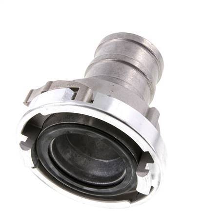 Coupleur Storz en aluminium forgé de 75-B (89 mm) Pilier de tuyau de 65 mm rotatif avec verrouillage