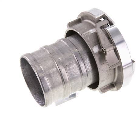 Coupleur Storz en aluminium forgé de 75-B (89 mm) Pilier de tuyau de 80 mm rotatif avec verrouillage