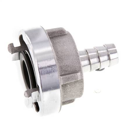 Coupleur Storz 25-D (31 mm) en aluminium forgé Pilier de tuyau 13 mm Rotatif pour un tuyau en PVC